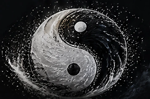 阴阳流体太极球